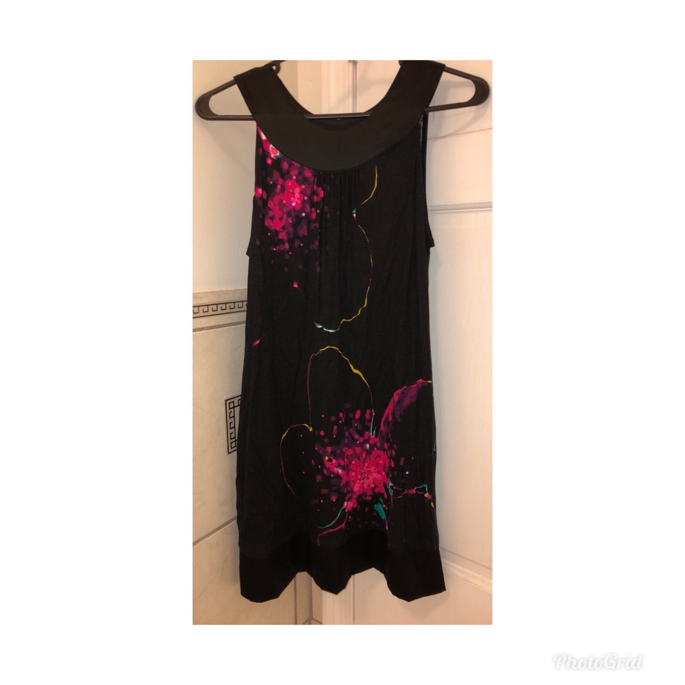 Silk black dress